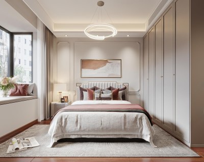 现代卧室3D模型下载